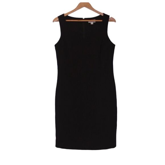 Tahari Arthur S. Levine Black Sleeveless Mini Dress Women Size 10 - Picture 1 of 10